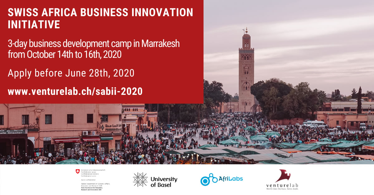 Swiss Africa Business Innovation Initiative: Advanced Startup Training & Swiss Business Development Camp
